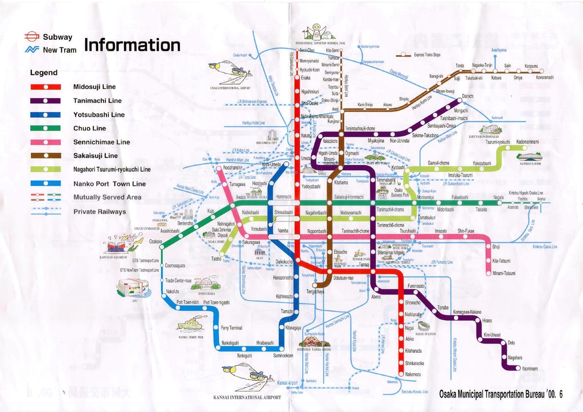 hiroshima tunnelbana karta